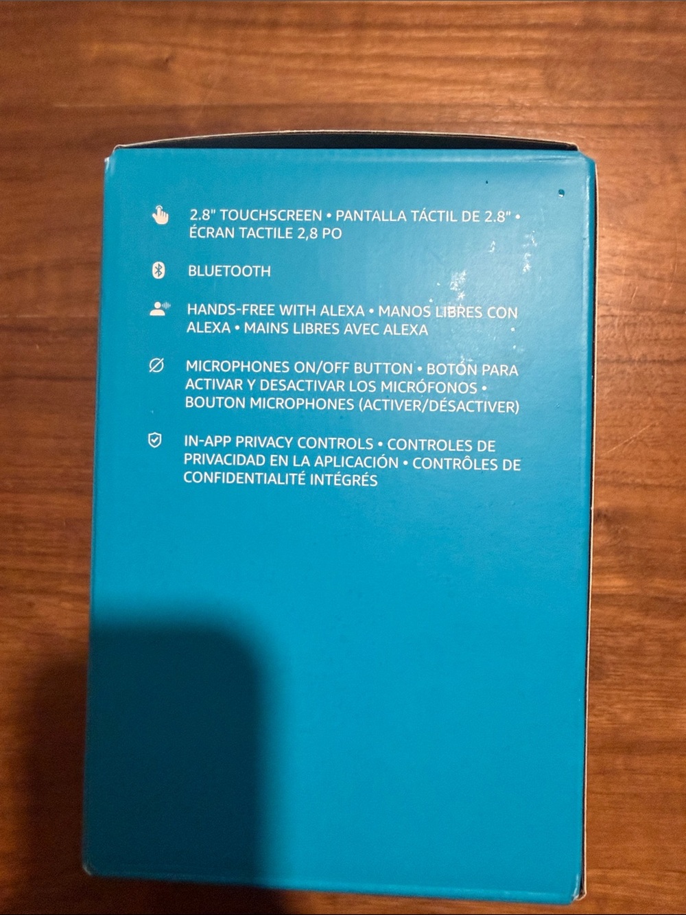 Amazon Echo Spot 2nd Gen Smart alarm clock w/ vibrant sound + Alexa - gray - Picture 2 of 6